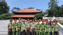Khối thi đua số 4 Công đoàn CAND sinh hoạt chính trị tại Khu di tích K9