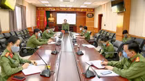 Thứ trưởng Nguyễn Văn Thành làm việc với Cục Truyền thông CAND 