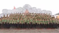 Văn phòng Bộ Công an về nguồn tại Khu lưu niệm Sáu điều Bác Hồ dạy CAND