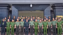 Bộ trưởng Tô Lâm thăm và làm việc tại Trung đoàn CSCĐ Tây Bắc