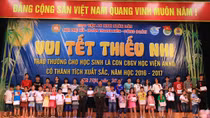 600 em nhỏ thoả sức “Vui Tết thiếu nhi” tại Học viện ANND