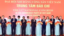 Khai trương Trung tâm Báo chí phục vụ Đại hội lần thứ XIII của Đảng