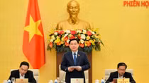 Chủ tịch Quốc hội Vương Đình Huệ chủ trì Phiên họp 55 của UBTVQH