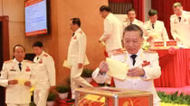 Bầu Đoàn đại biểu Đảng bộ Công an Trung ương dự Đại hội Đảng lần thứ XIII