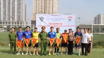 Cục Chính trị Bộ Tư lệnh CSCĐ tổ chức giải bóng đá chào mừng Quốc khánh