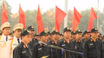 Bộ Tư lệnh Cảnh sát cơ động báo công dâng Bác