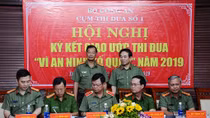 Cụm thi đua số 1 quyết tâm thực hiện xuất sắc nhiệm vụ năm 2019