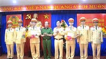 Ra mắt Đội CSGT đường sắt Công an Đà Nẵng