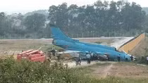 Su-22 gặp sự cố khi huấn luyện bay 