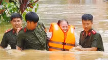 Trung úy Công an gặp nạn trên đường đi phòng chống lũ lụt