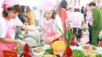 Cụm thi số 2 - Bộ Tư lệnh CSCĐ tổ chức Hội thi nấu ăn chào mừng ngày Quốc tế phụ nữ