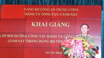 Tổng cục Cảnh sát khai giảng lớp bồi dưỡng công tác Đảng