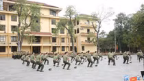 Học viện ANND tổ chức Hội thi điều lệnh, võ thuật