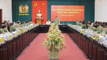 Thứ trưởng Bùi Văn Thành kiểm tra công tác tại Công an tỉnh Thái Bình