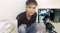 Đi mua ma tuý bằng xe gian đụng 141