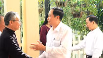 Chủ tịch Ủy ban Trung ương MTTQ Việt Nam thăm các cơ sở tôn giáo trên địa bàn Cần Thơ
