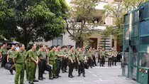 Tổng kiểm tra việc bảo quản phương tiện phục vụ công tác chiến đấu