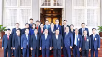 Thủ tướng Nguyễn Xuân Phúc hội kiến lãnh đạo Đảng, Nhà nước, Quốc hội Lào