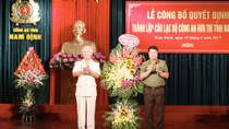 Công bố quyết định thành lập CLB Công an hưu trí Nam Định