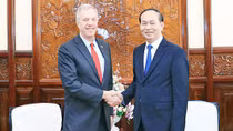 Chủ tịch nước Trần Đại Quang tiếp Đại sứ Hoa Kỳ chào kết thúc nhiệm kỳ