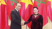 Chủ tịch Quốc hội Nguyễn Thị Kim Ngân đón, hội đàm với Chủ tịch Hạ viện Vương quốc Morocco