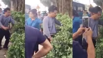 Người đàn ông bị tố "sàm sỡ" phụ nữ trên xe buýt tại Hà Nội