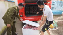 Phát hiện gần 200kg thịt động vật không rõ nguồn gốc