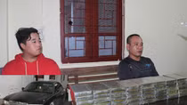 Cất vó mẻ lưới 50 bánh heroin trước cửa Hang Kia