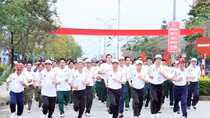 Hàng nghìn người tham gia Ngày chạy Olympic Vì sức khỏe toàn dân