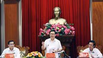 Phó Thủ tướng Vương Đình Huệ làm việc tại tỉnh Tiền Giang