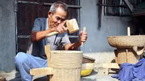 “Sống lại” nghề làm cối xay tre truyền thống