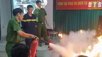 Công an Thái Bình chủ động phòng cháy, chữa cháy trong mùa nắng nóng