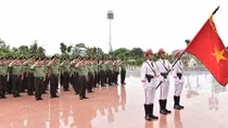 Tham quan, học tập tại Khu lưu niệm Sáu điều Bác Hồ dạy CAND