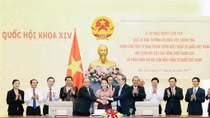 Lễ ký Nghị quyết liên tịch quy định chi tiết các hình thức giám sát và phản biện xã hội của Mặt trận Tổ quốc Việt Nam