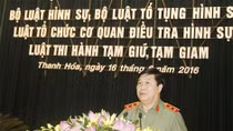 Công an Thanh Hóa tập huấn các Bộ luật và Luật mới