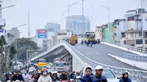 Hà Nội: Thông xe cầu vượt ở nút giao thông Ô Đông Mác - Nguyễn Khoái