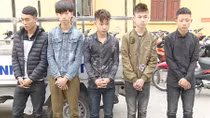 Các đối tượng trong đường dây trộm cắp hòm công đức xộ khám