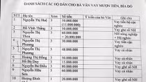 Cán bộ tín dụng xã dùng sổ đỏ vay tiền vỡ nợ