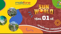 Khách hàng MobiFone nhận voucher vui chơi giải trí tại SunWorld với mConnect