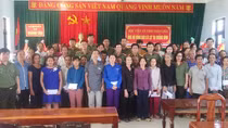 Học viện ANND trao quà cho nhân dân vùng lũ tại Hà Tĩnh, Quảng Bình