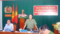 Thứ trưởng Phạm Dũng làm việc với Công an và Cảnh sát PCCC tỉnh Đồng Nai