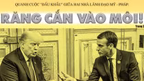 Quanh cuộc "đấu khẩu" giữa hai nhà lãnh đạo Mỹ - Pháp: Răng cắn vào môi!