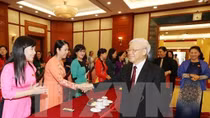 Tổng Bí thư Nguyễn Phú Trọng gặp mặt Nhóm nữ đại biểu Quốc hội khóa XIV