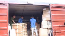 100 tấn hàng không nguồn gốc trên 6 toa tàu tại ga Biên Hòa