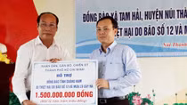 Hỗ trợ đồng bào bị thiệt hại do bão số 12