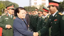 Chủ tịch Quốc hội thăm và làm việc tại Bộ Tư lệnh Quân khu I