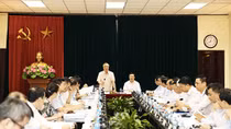 Tiểu ban Văn kiện Đại hội XIII làm việc với Bộ Ngoại giao