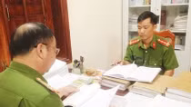 Cán bộ Đồn Công an Đắk Ngo nhiệt huyết với công việc