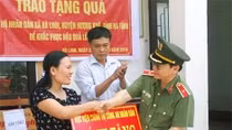 Học viện Chính trị CAND hỗ trợ vùng lũ Hà Tĩnh