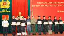 Biểu dương các chức việc Phật Giáo Hòa Hảo góp phần bảo đảm ANTT